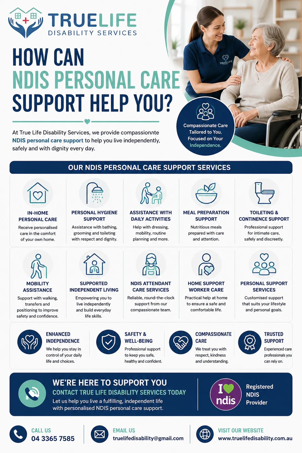 NDIS personal care support